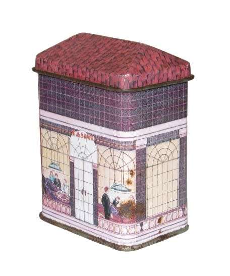 Vintage, Collectible Miniature Tin - Casino