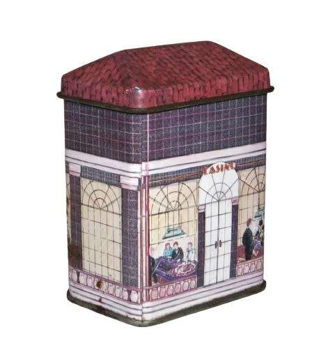 Vintage, Collectible Miniature Tin - Casino