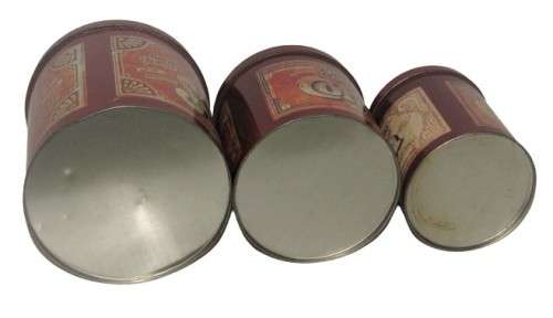 Vintage/Retro, Collectible Set of Three Storage Tins - Sugar/Coffee/Tea Set