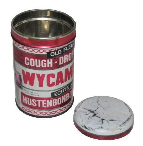Vintage/Retro, Collectible Wycam`s Cough Drops Tin