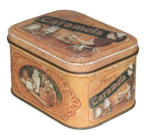 Vintage, Collectible Nostalgia Collection Chewy Caramels Tin