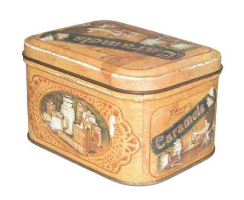 Vintage, Collectible Nostalgia Collection Chewy Caramels Tin