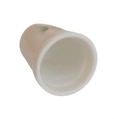 Collectible Vintage Porcelain Thimble - Botanical