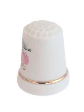 Collectible Vintage Porcelain Thimble - Ornithology