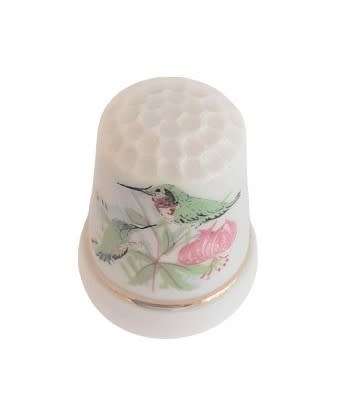 Collectible Vintage Porcelain Thimble - Ornithology