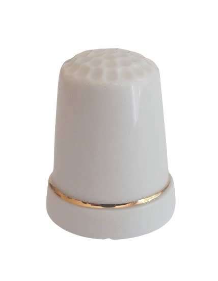 Collectible Vintage Porcelain Thimble - Ornithology
