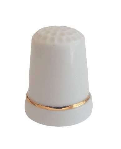 Collectible Vintage Porcelain Thimble - Ornithology