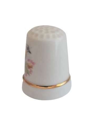 Collectible Vintage Porcelain Thimble - Ornithology