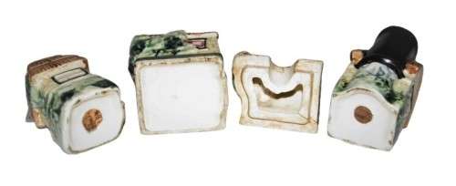 Vintage, Cottage Style Ceramic Cruet Set - Salt, Pepper and Mustard