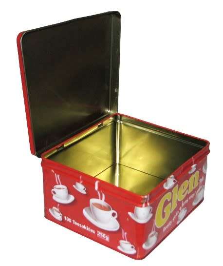 Contemporary, Collectible Glen Tea Caddy Tin