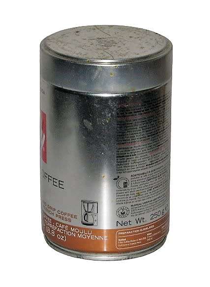 Contemporary Collectible illy Filter Coffee Tin