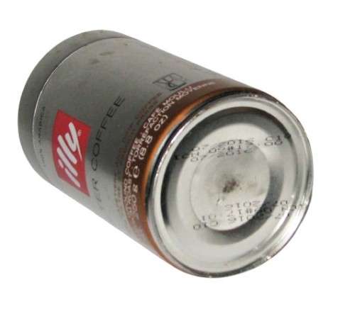 Contemporary Collectible illy Filter Coffee Tin
