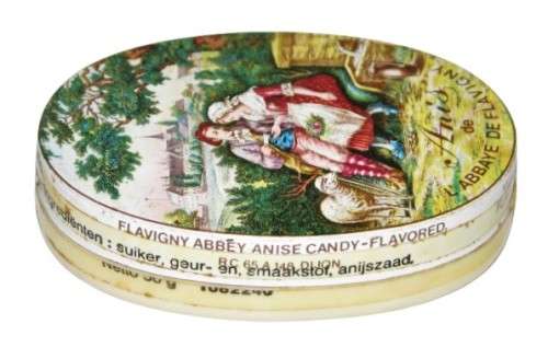 Vintage, Collectible Anis de L`abbaye de flavignen Bonbon Tin