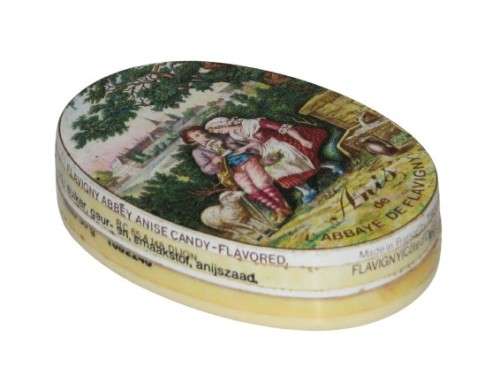 Vintage, Collectible Anis de L`abbaye de flavignen Bonbon Tin