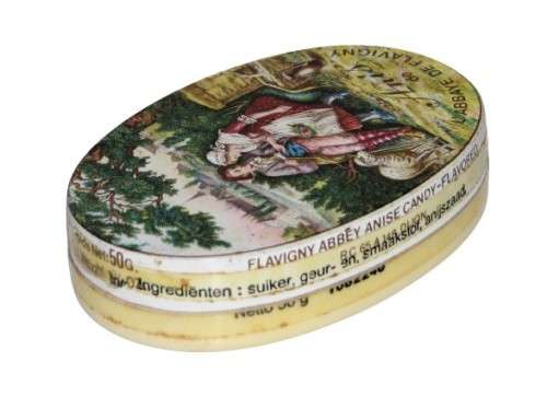 Vintage, Collectible Anis de L`abbaye de flavignen Bonbon Tin