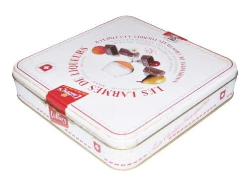 Collectible, Contemporary Villars Liqueur filled Chocolates Tin