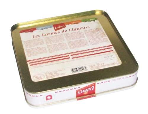 Collectible, Contemporary Villars Liqueur filled Chocolates Tin