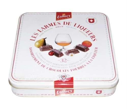 Collectible, Contemporary Villars Liqueur filled Chocolates Tin
