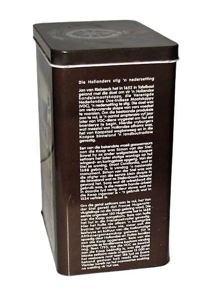 Vintage Voortrekker Filterkoffie Tin - Die Hollanders stig `n nedersetting