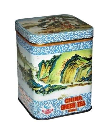 Vintage, Collectible China Green Tea Tin