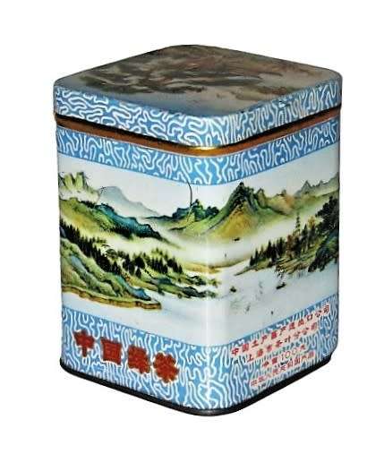 Vintage, Collectible China Green Tea Tin
