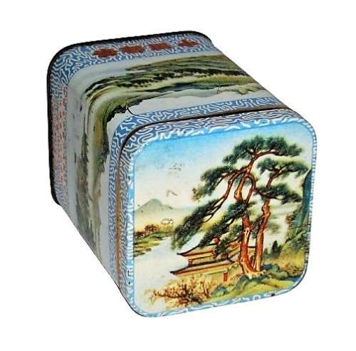 Vintage, Collectible China Green Tea Tin