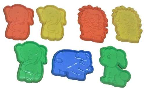 Lot of 7 Vintage Animal Cookie Cutters - Made in Thailand
