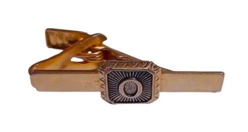 Vintage Gold Tone Tie Clip