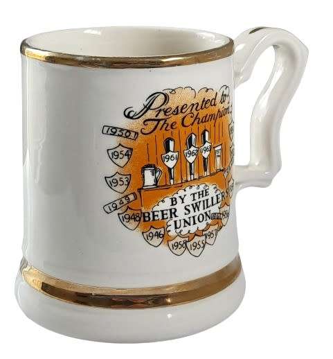Vintage Prince William Warranted 22 ct Gold Trimmed Mug - Champion Mug