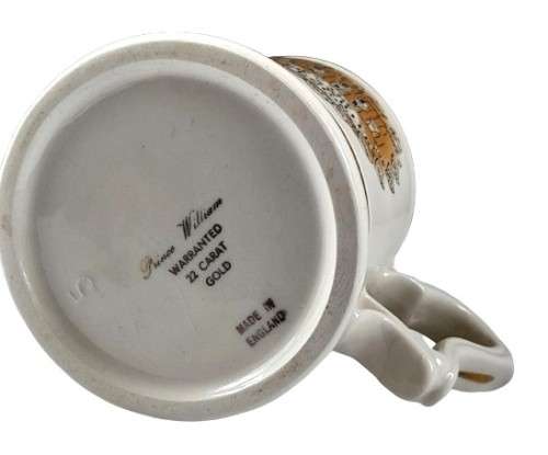 Vintage Prince William Warranted 22 ct Gold Trimmed Mug - Champion Mug