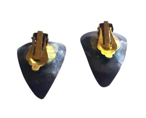 Retro/Vintage Copper and Brass Clip-on Earrings