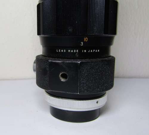 Vintage Cunor 1:3.5 f  200mm Telephoto Lens No. H667381 Made in Japan in original leather case