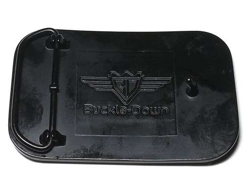 Retro Rectangular Checkered Men`s Belt Buckle by Buckle Down