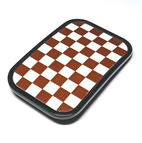 Retro Rectangular Checkered Men`s Belt Buckle by Buckle Down