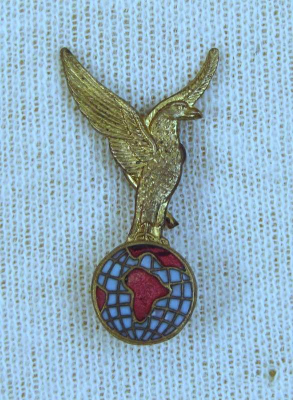 Vintage RAF Royal Airforce Association Brass and Enamel Badge