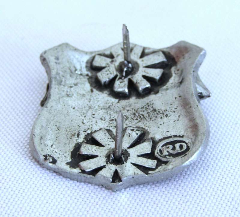Anthrax pin - `I am the Law` Vintage Cast Metal Badge original 80`s