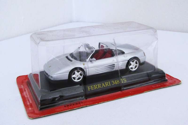 Ferrari 348 TS on pedestal in original packaging
