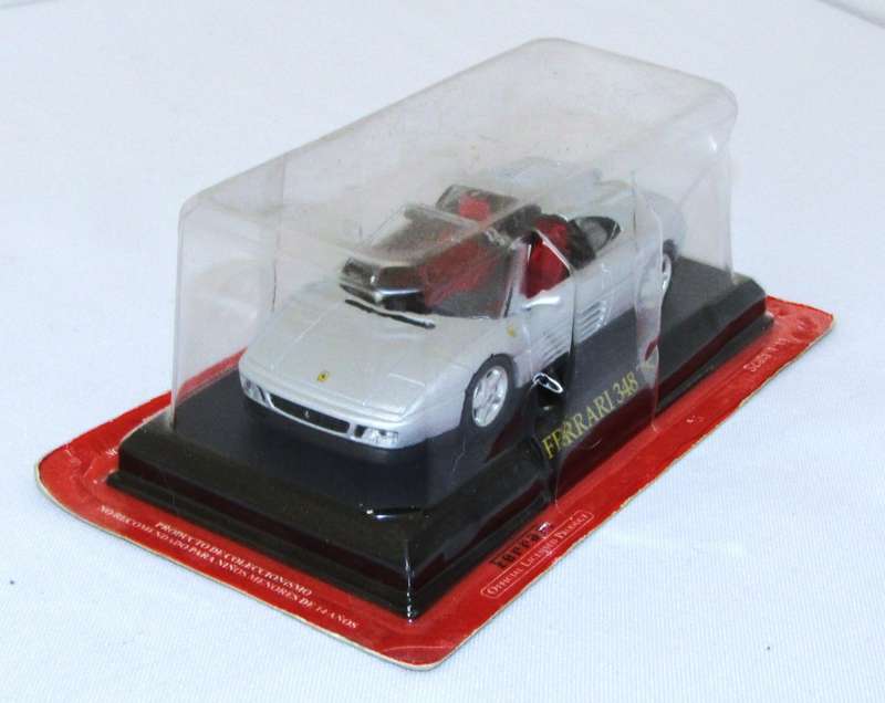 Ferrari 348 TS on pedestal in original packaging