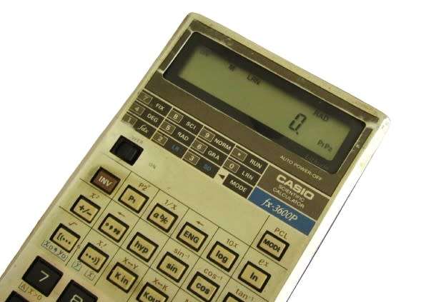 Casio fx-3600P Electronic Scientific Programmable VTG Calculator in working condition with Case