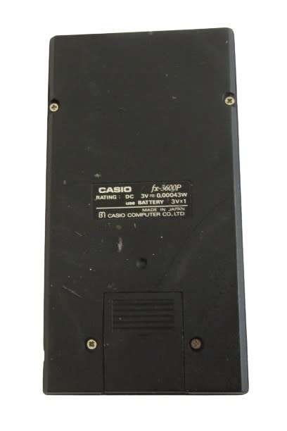Casio fx-3600P Electronic Scientific Programmable VTG Calculator in working condition with Case