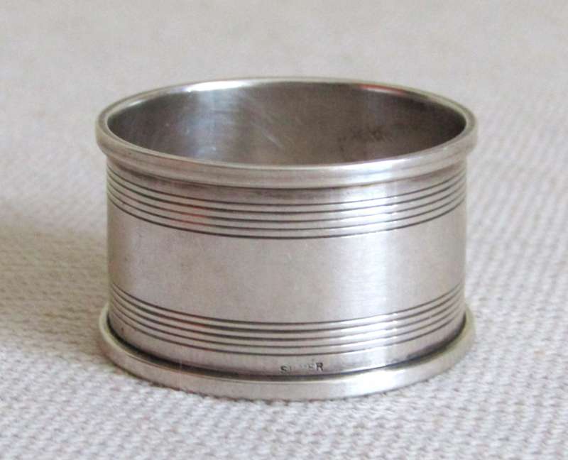 Vintage Sterling Silver Napkin Ring