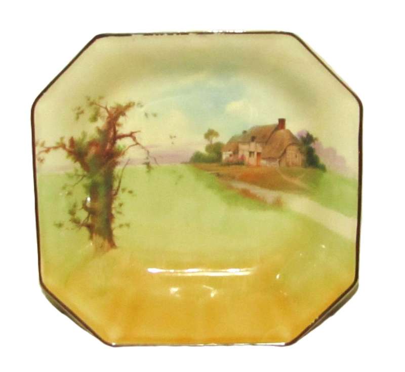 Vintage Royal Doulton `English Cottages` series bowl. Pattern Number: D4987