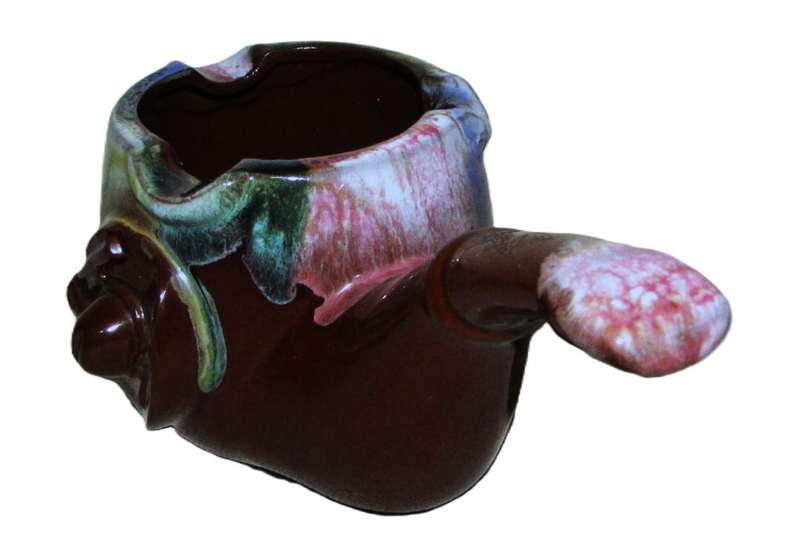 Vintage 1950's Western Themed Pipe-shaped Ashtray