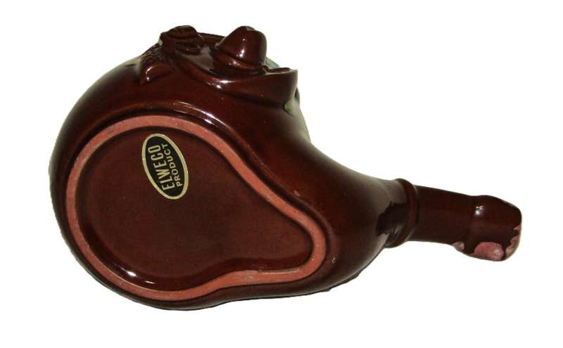 Vintage 1950's Western Themed Pipe-shaped Ashtray