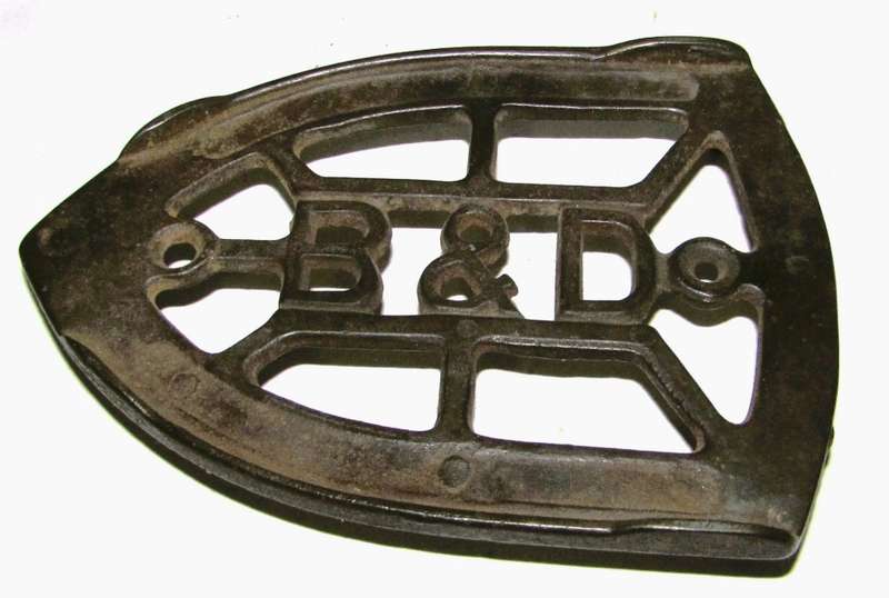 Antique Cast Iron Trivet made by Bless and Drake c1920