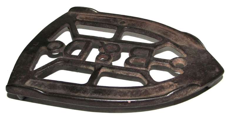 Antique Cast Iron Trivet made by Bless and Drake c1920