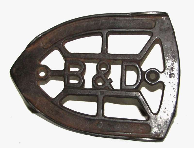 Antique Cast Iron Trivet made by Bless and Drake c1920