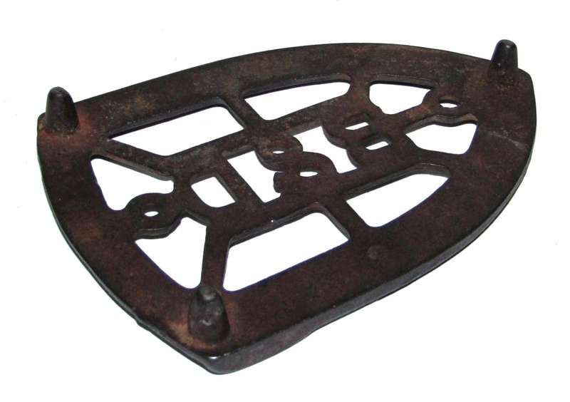 Antique Cast Iron Trivet made by Bless and Drake c1920