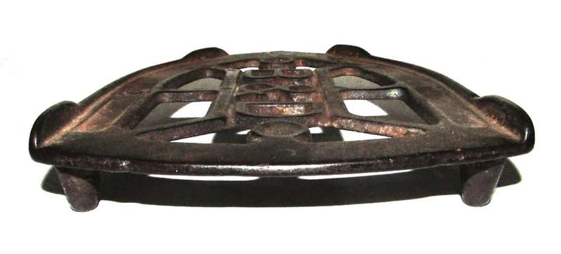 Antique Cast Iron Trivet made by Bless and Drake c1920