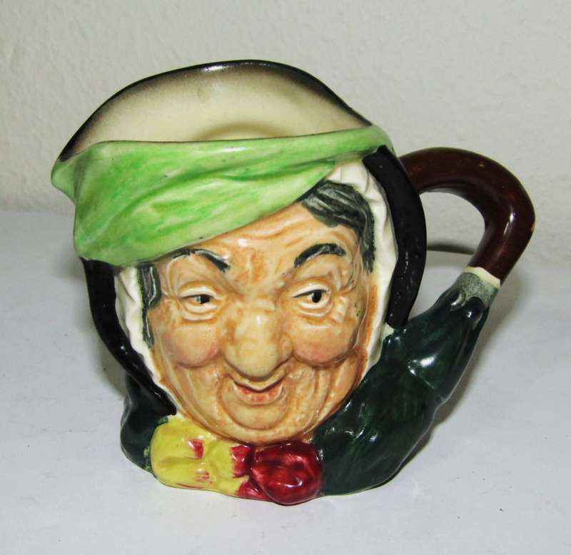 Vintage Royal Doulton Sairey Gamp Mini Character Toby Jug
